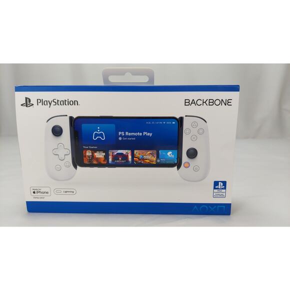 Sony PlayStation Backbone One Mobile Gaming Controller iPhone BB-02-W-S -V4 NEW - Picture 1 of 9